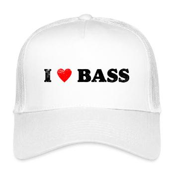I Love Bass - Kids’ Trucker Cap - white - Front