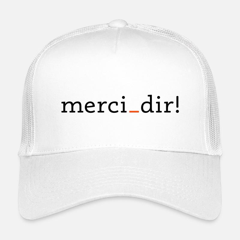merci dir - 2 Farben Kinder Trucker-Cap