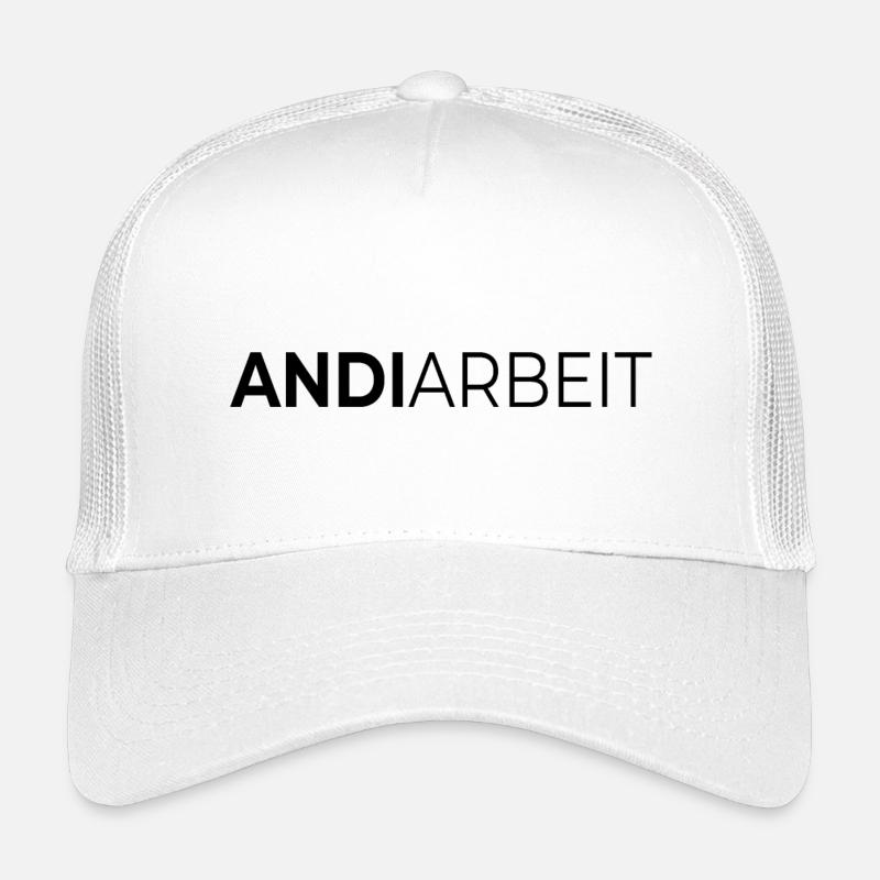 Andi Arbeit Andreas Andy Andrea Geschenk Name Kinder Trucker-Cap