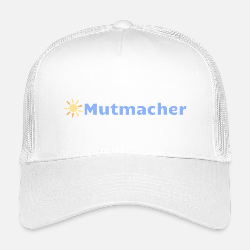 Mutmacher - Kinder Trucker-Cap - Weiß