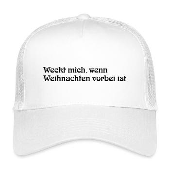 Weihnachten - Kinder Trucker-Cap - Weiß - Vorne