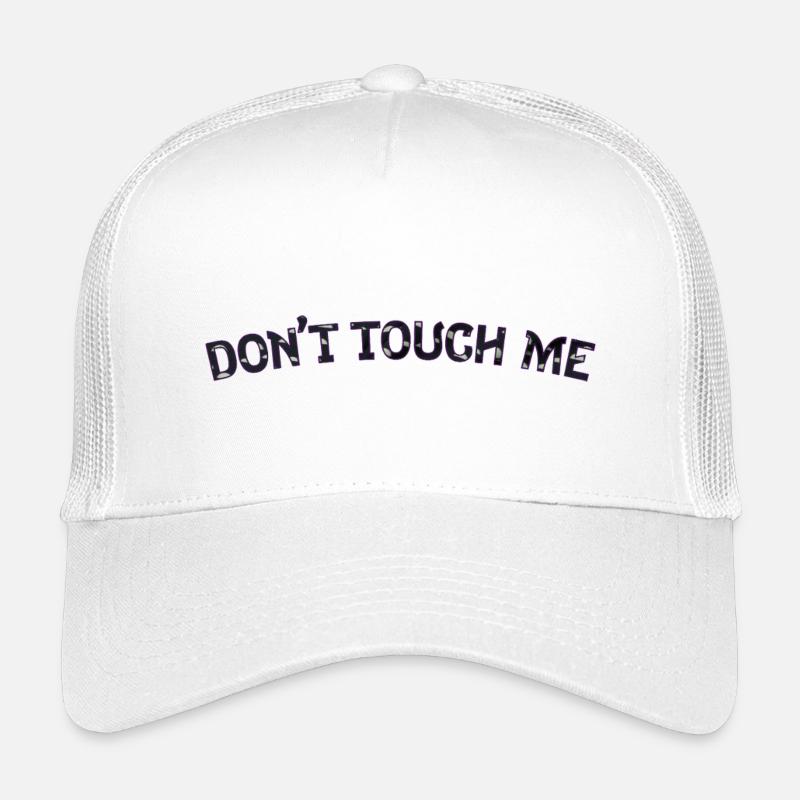 Ne me touche pas - Design de lettrage tacheté rétro Casquette trucker enfant