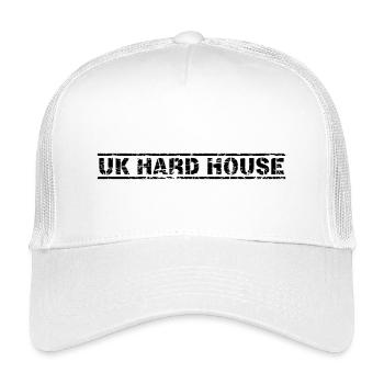 UK Hard House - Kinder Trucker-Cap - Weiß - Vorne