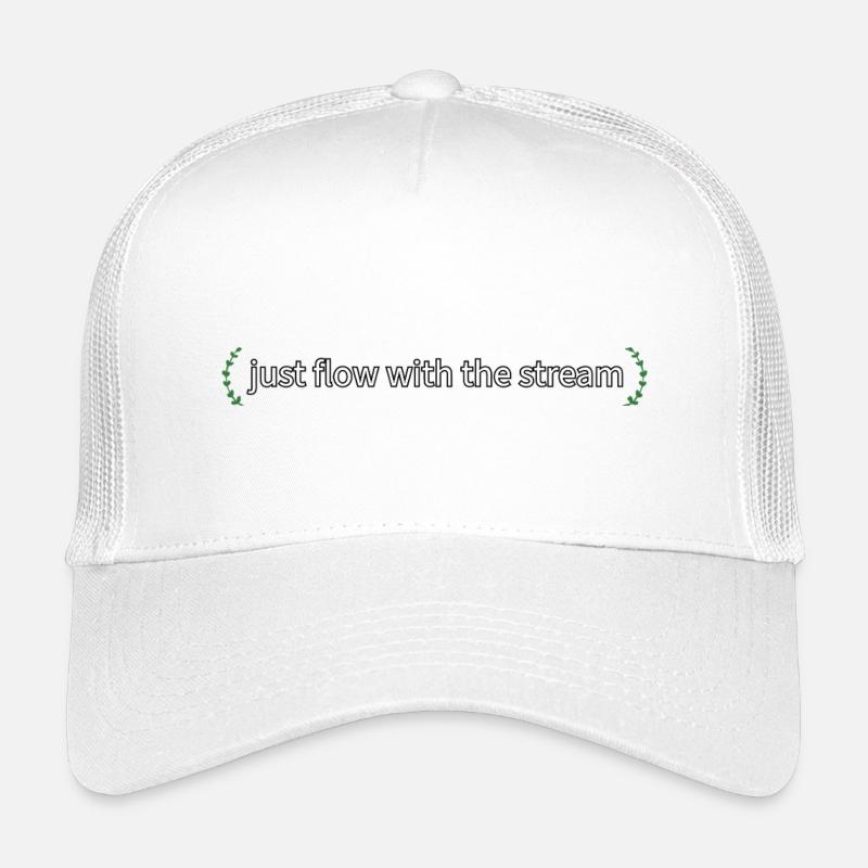 just flow with the stream Kinder Trucker-Cap