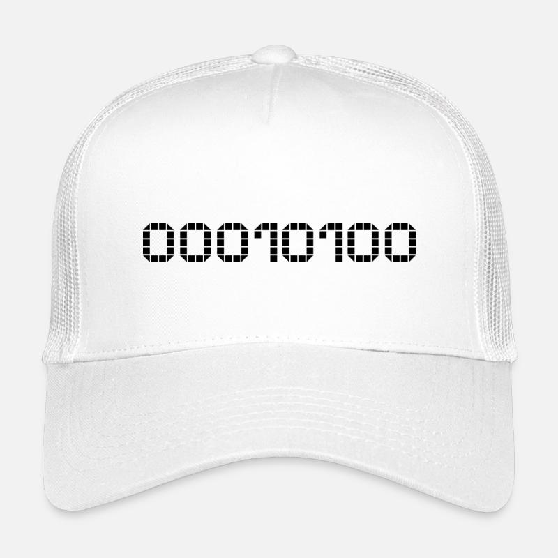 Notation binaire - 20 Casquette trucker enfant
