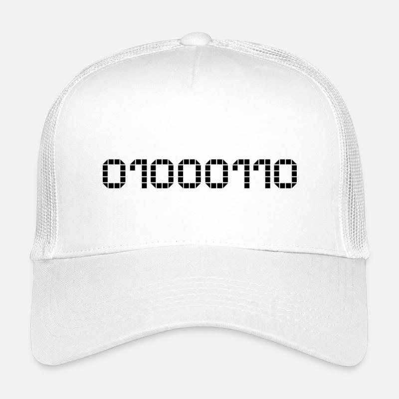Notation binaire - 70 Casquette trucker enfant