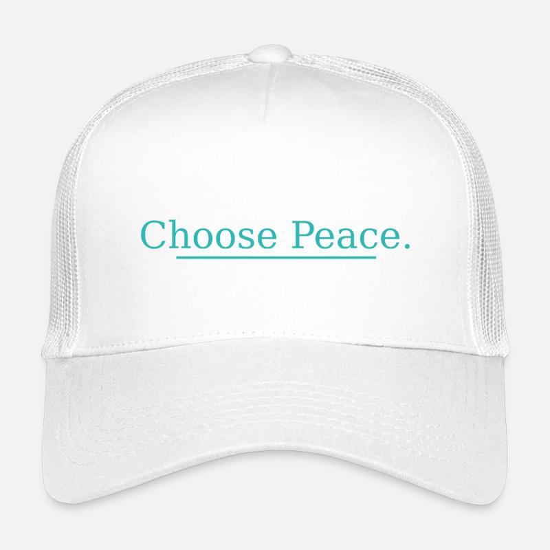NEU – Wähle Frieden – Inspirierendes Zitat-Design! Kinder Trucker-Cap