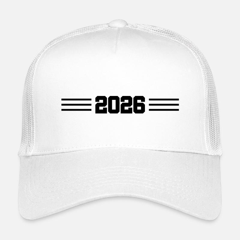 2026 Jahr Strich Kinder Trucker-Cap