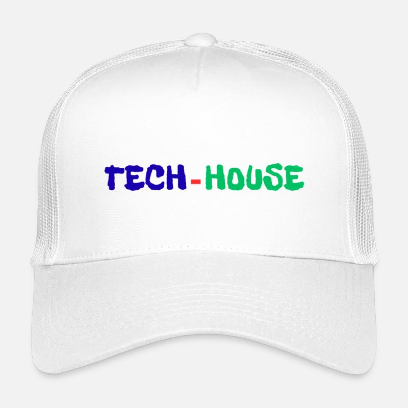 Tech House - Kinder Trucker-Cap - Weiß