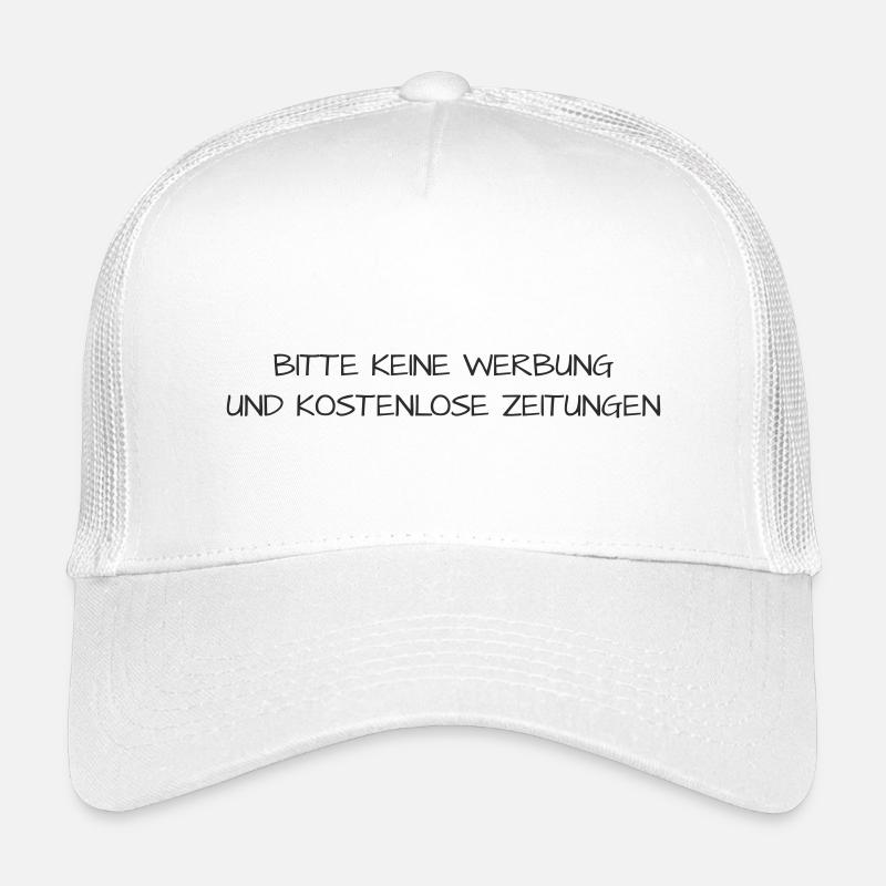 Bitte keine Werbung & Zeitungen–Briefkasten Design Kinder Trucker-Cap