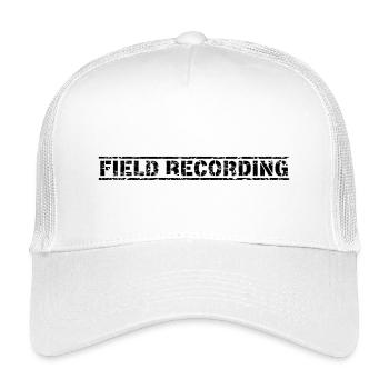 Field Recording - Kinder Trucker-Cap - Weiß - Vorne