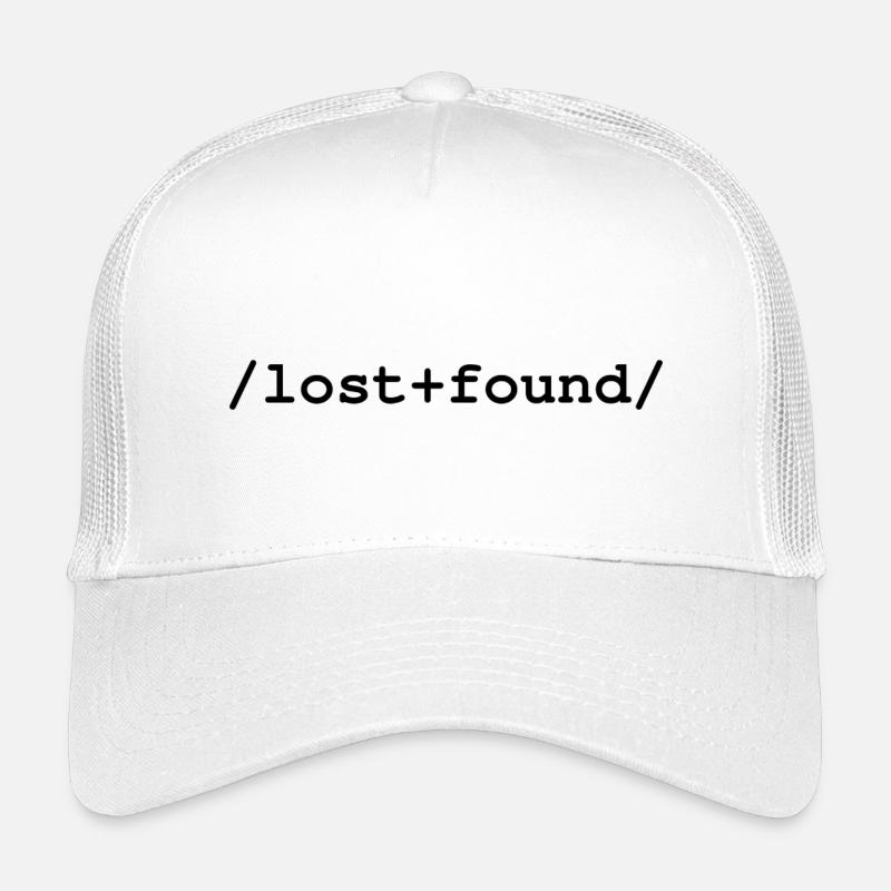 Lost+Found - Ordner /lost+found/ - Kinder Trucker-Cap - Weiß