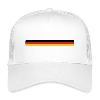 Drapeau Allemand - Allemagne - Casquette trucker enfant - blanc - Devant