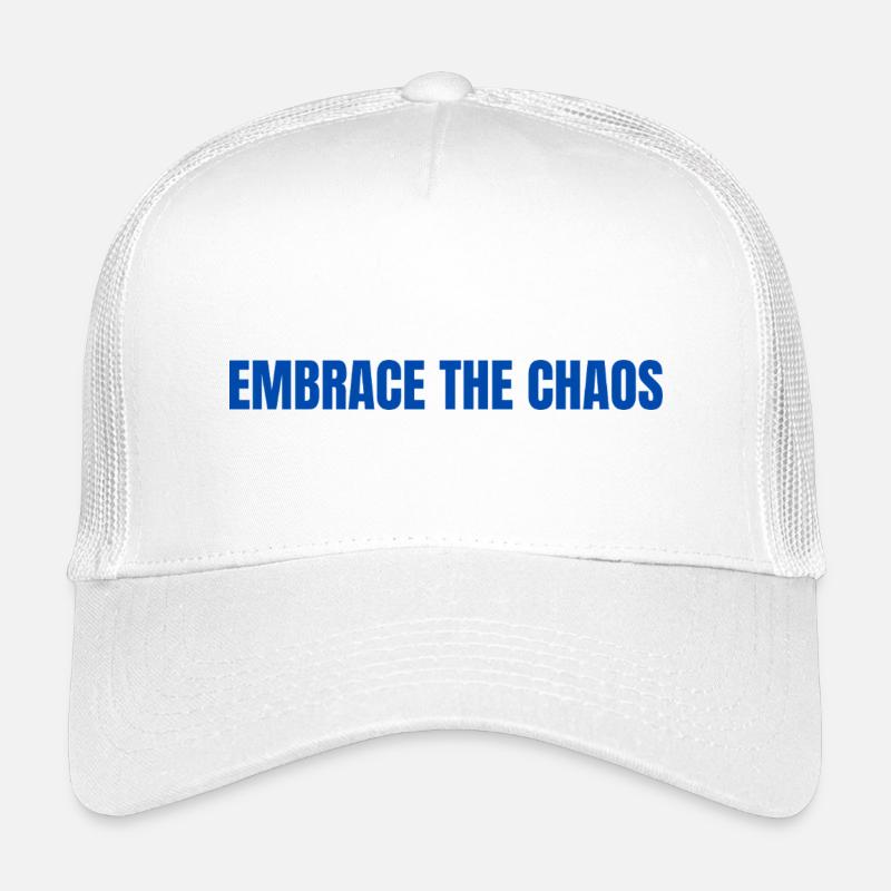 Umarme die Chaos Bold-Typografie Kinder Trucker-Cap