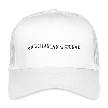 Impossible à dessiner – ne rentrent pas dans un tiroir - Casquette trucker enfant - blanc - Devant