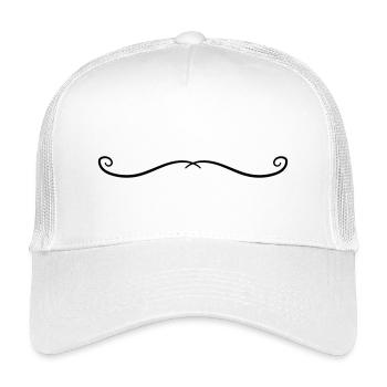 Ornament Line - Kids’ Trucker Cap - white - Front
