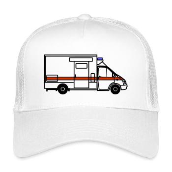Rescue - Ambulance - Paramedic - Kids’ Trucker Cap - white - Front