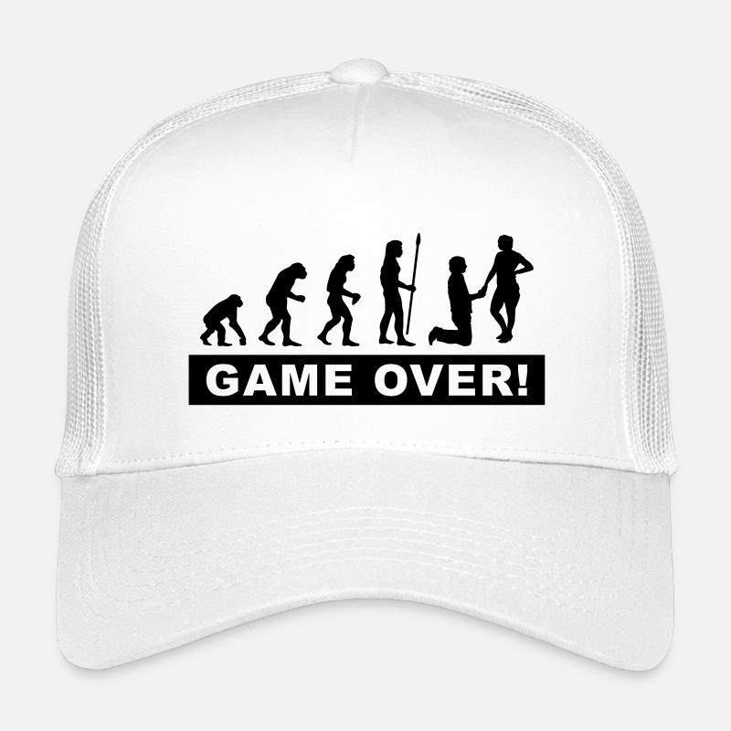 evolution_wedding - Casquette trucker enfant - blanc