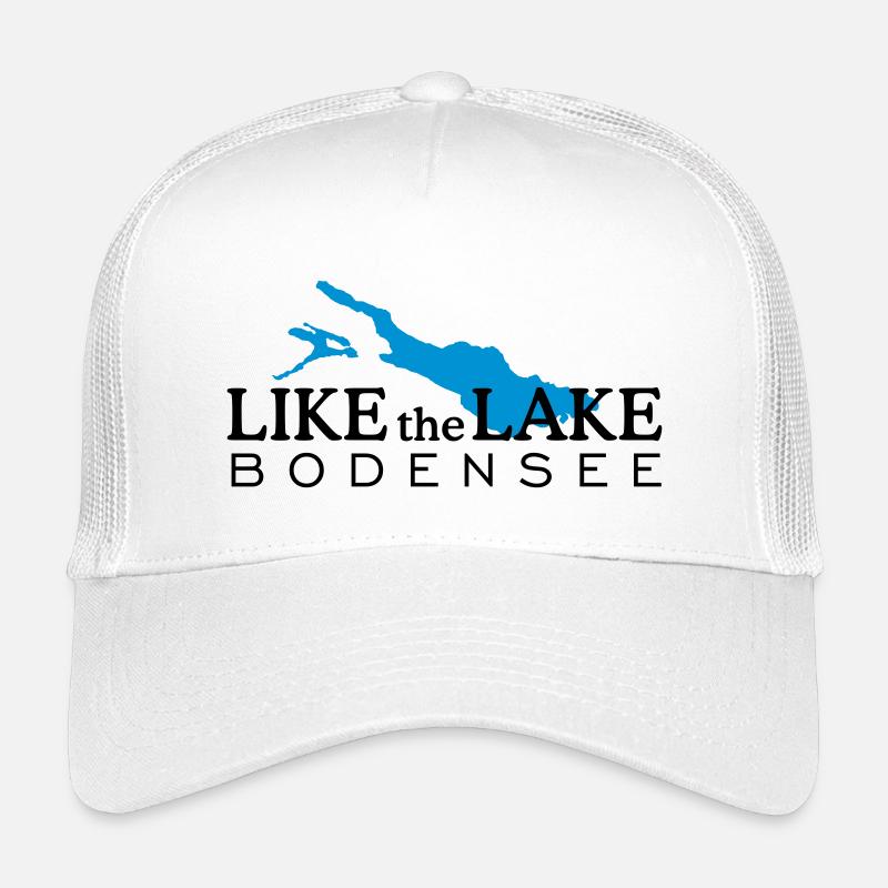 Like the Lake Bodensee - Kinder Trucker-Cap - Weiß
