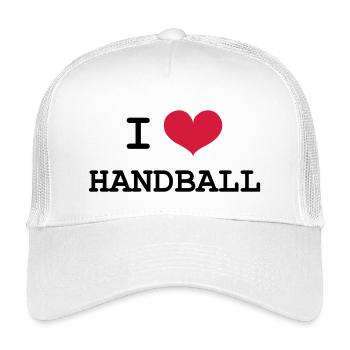 I Love Handball - Casquette trucker enfant - blanc - Devant