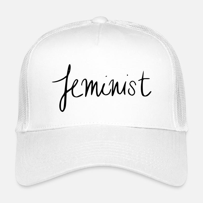 feminist - Kids’ Trucker Cap - white