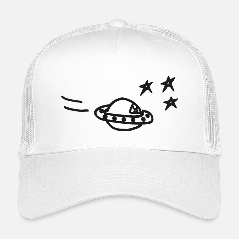 Alles außer-gewöhnlich - das UFO - Kinder Trucker-Cap - Weiß