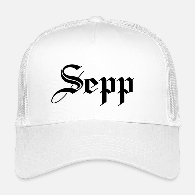 Sepp - Kinder Trucker-Cap - Weiß