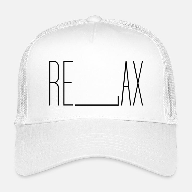 Relax - Kids’ Trucker Cap - white