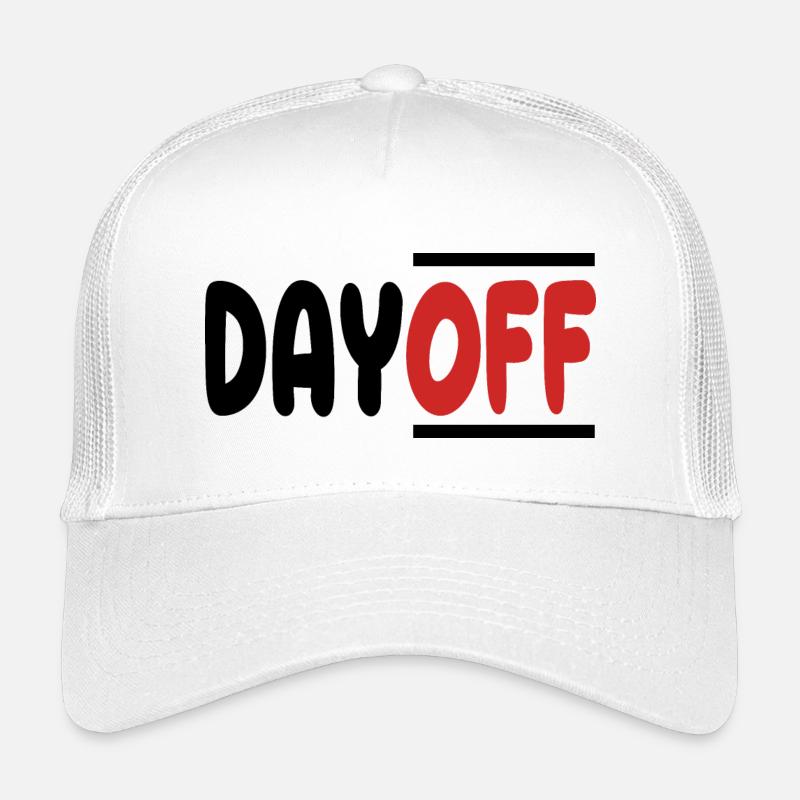 Day Off Time Off From Work To Relax Kids’ Trucker Cap