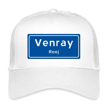Ortsschild von Venray - Kinder Trucker-Cap - Weiß - Vorne