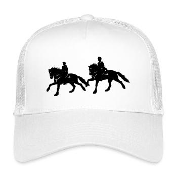 Friesian Rider - Kids’ Trucker Cap - white - Front