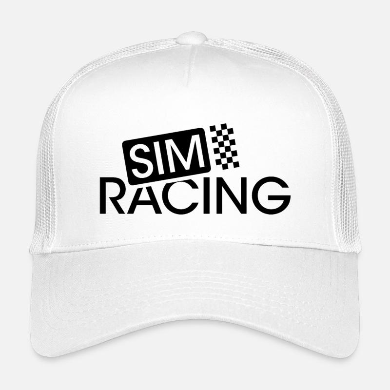 simracing Fahrer Logo sim racer Race Auto Kinder Trucker-Cap