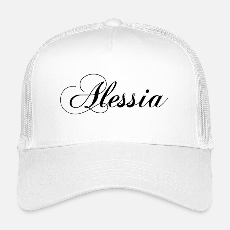 Alexia - Kids’ Trucker Cap - white