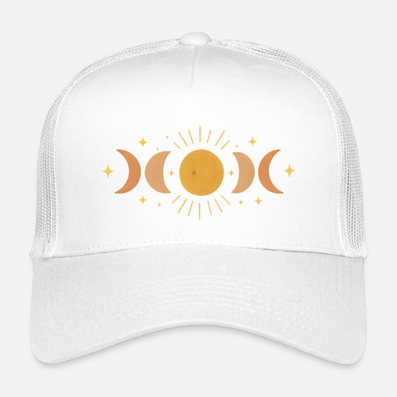 Couvercle de phase de lune à facettes pour les aventures nocturnes Casquette trucker enfant