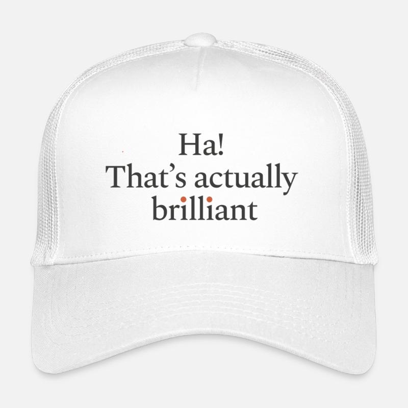 Ha! C’est vraiment génial Casquette trucker enfant