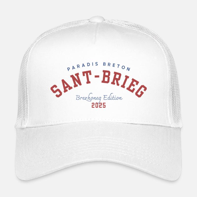 Saint-Brieuc 2025 - Kinder Trucker-Cap - Weiß