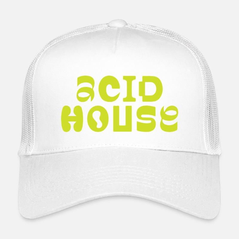 Acid House Musik-Logo-Design Kinder Trucker-Cap