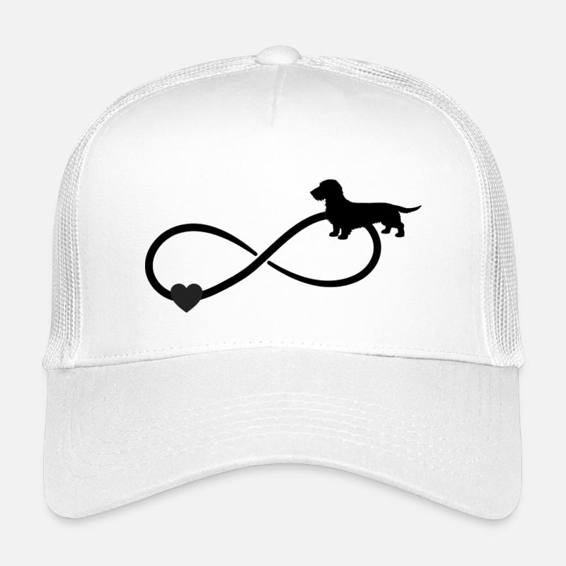 Rauhaardackel Dackel Unendlichkeit  Kinder Trucker-Cap