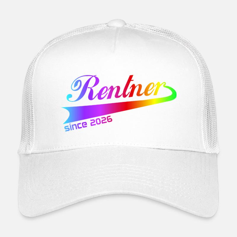 Rentner 2026 Ruhestand Rentner Pullover, Kappe Kinder Trucker-Cap
