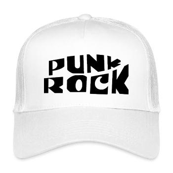 Punkrock Mutige Typografie - Kinder Trucker-Cap - Weiß - Vorne