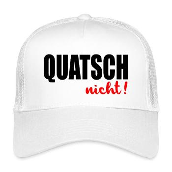 Lehrer Sprüche Quatschen - Kinder Trucker-Cap - Weiß - Vorne