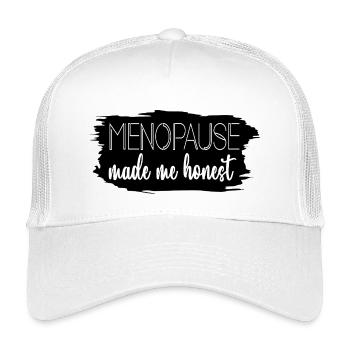 Frauen in den Wechseljahren – Ehrlichkeit - Kinder Trucker-Cap - Weiß - Vorne