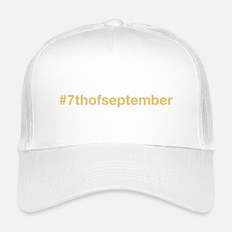 né le 7 septembre Anniversaire anniversaire Casquette trucker enfant