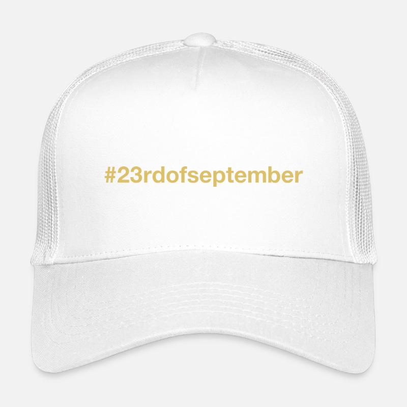 né le 23 septembre Anniversaire anniversaire Casquette trucker enfant