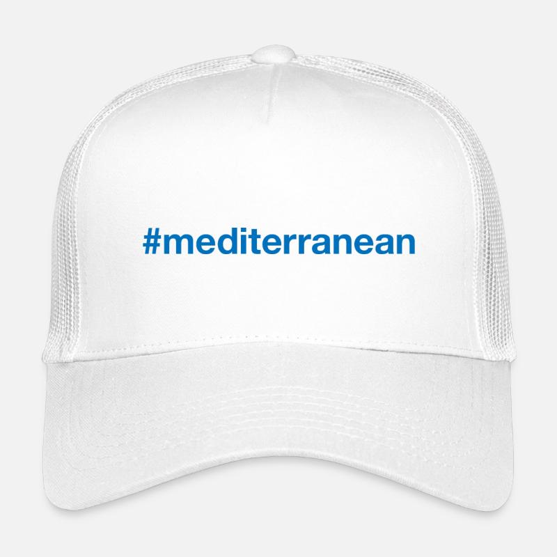 MÉDITERRANÉE Hashtag Mittelmeer Casquette trucker enfant