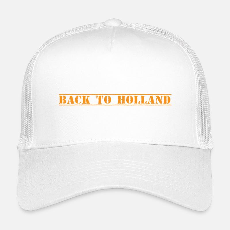 Holland - Kinder Trucker-Cap - Weiß