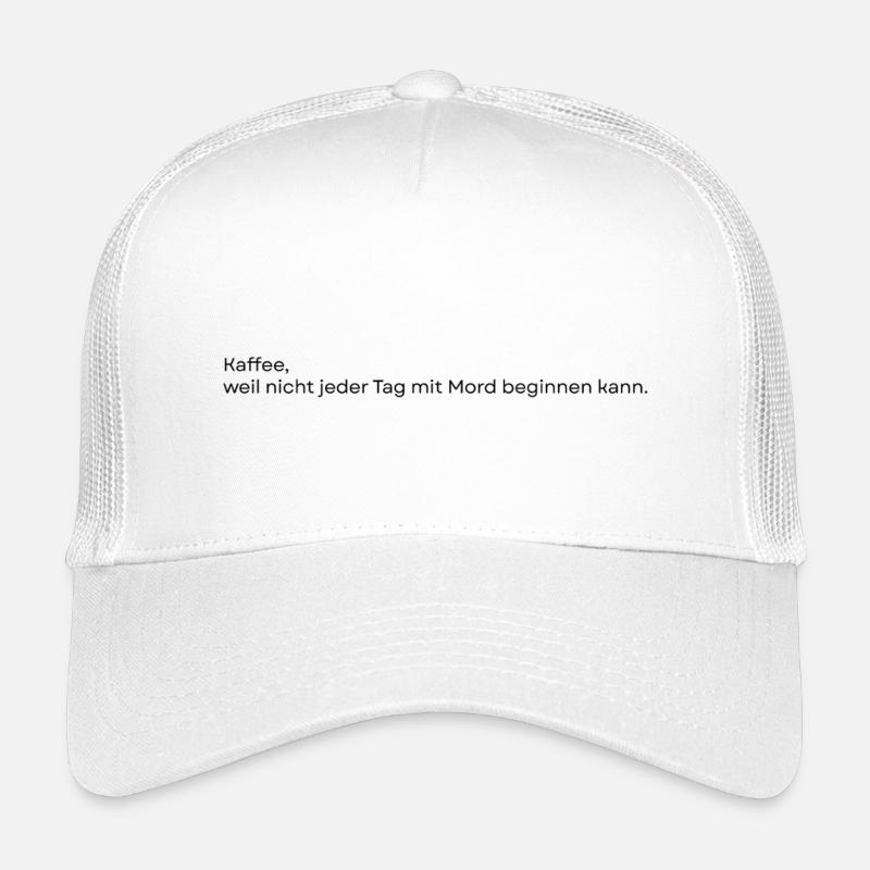 Kaffee_Spruch Kinder Trucker-Cap