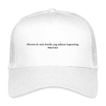 The Lord is my shepherd, I lack nothing. - Kids’ Trucker Cap - white - Front