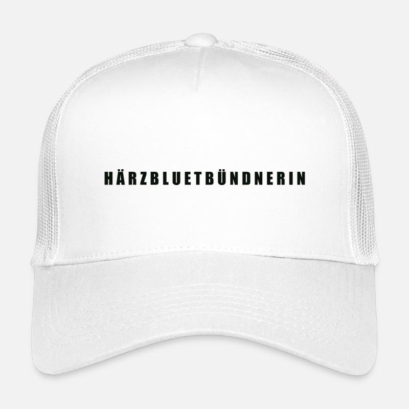 Härzbluetbündnerin Bündnerin Graubünden Kinder Trucker-Cap
