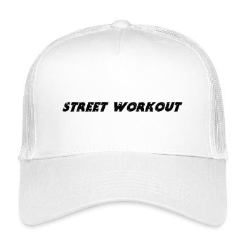   Street Workout - Kinder Trucker-Cap - Weiß - Vorne